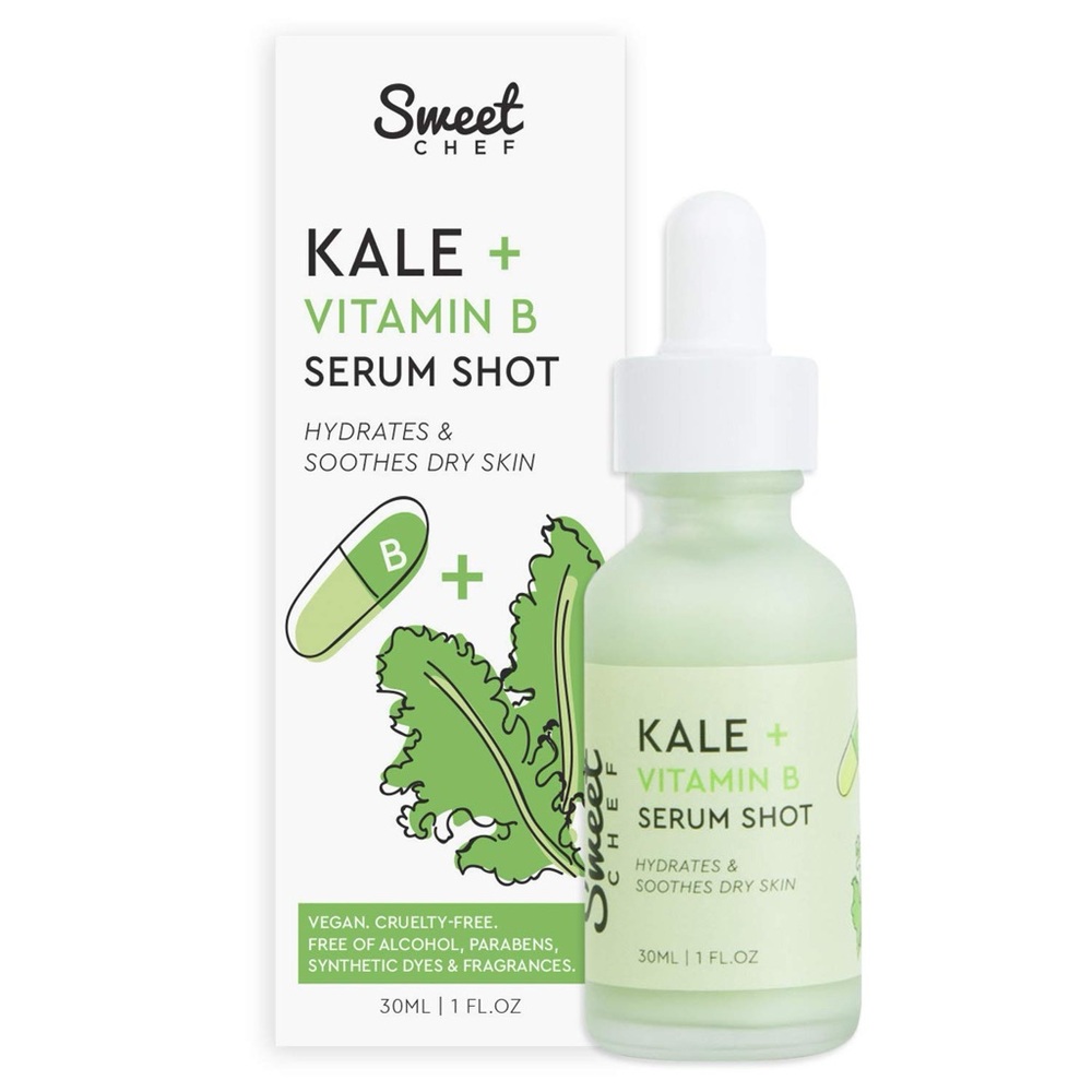 Sweet Chef Kale + Vitamin B Serum Shot - Hydrating Antioxidant-Rich Facial Serum